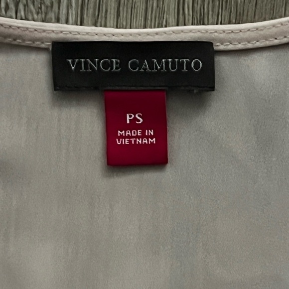 Vince Camuto Light Pink Ruffle Hem Tank Top - Picture 2 of 3